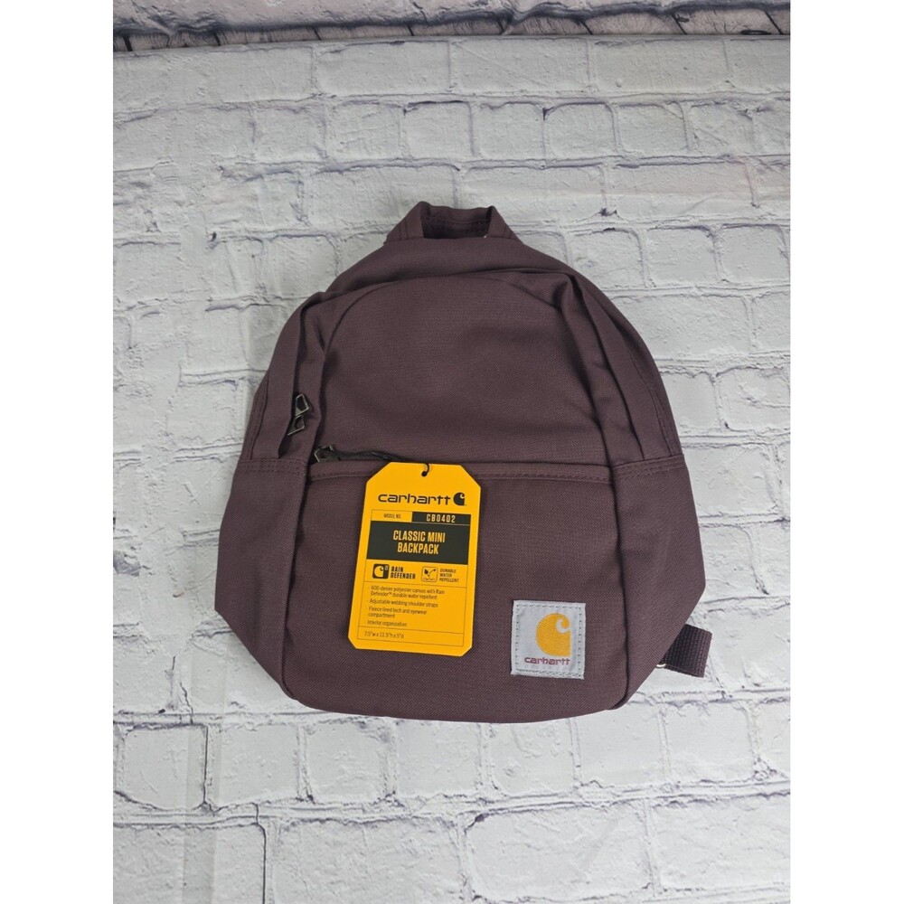 Carhartt Classic Mini Backpack Burgundy Model CB0402 NWT
